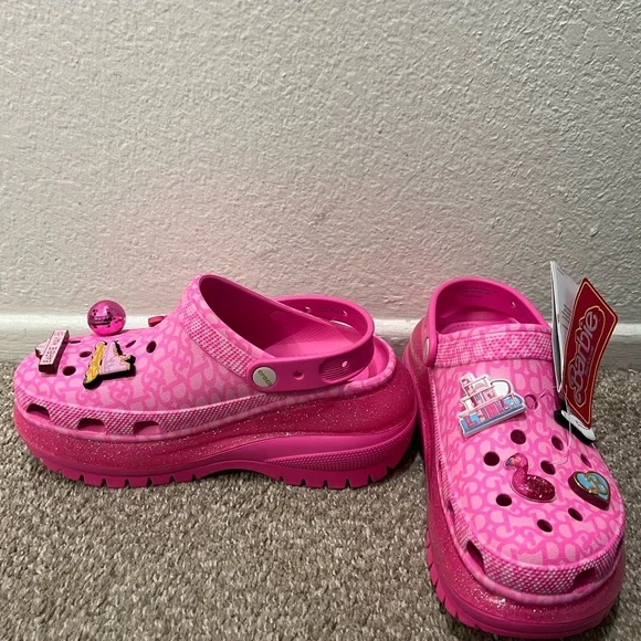 Crocs Barbie The Movie Mega Crush Clog - Picture 2 of 3